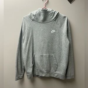 Nike Sportswear Essential Funnel-Neck‎ Grey Pullover Hoodie